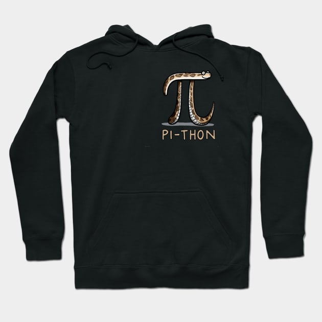 Pi Python Pi-Thon Hoodie by DoodleDashDesigns